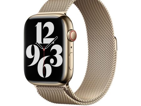 Apple Watch 41mm   40mm   38mm | Milanese Loop Metal Watch Band Strap |  Classic Gold For Discount