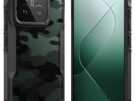 Xiaomi 14 Case Cover  | Fusion X Series | Camo Black Online