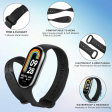 [Pack of 3] Silicone Strap For Xiaomi Mi Band 8 (Black Green Dark Blue) Sale