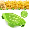 Silicone Snap N Strain Strainer | Green Sale