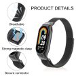 Xiaomi Mi Band 8 Milanese Loop Strap | Black Online Sale