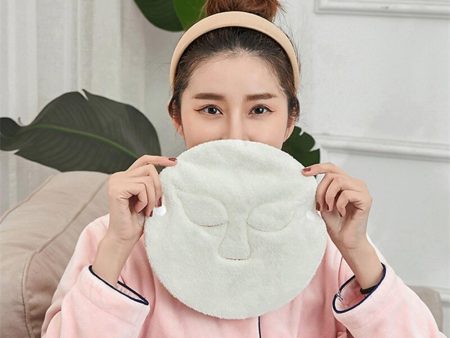 Pack of 1 - Reusable Face Towel Masks Cold Hot Anti-Aging Facial Steamer Towel Mask Moisturizing Rejuvenation Beauty Skin Care Spa Towels Online now