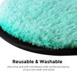 Reusable Sponge Makeup Remover Pad Cloth Face & Eye Cleansing Round Circle Puff Eco-friendly Washable Makeup Removing Pad 2 Pack) For Sale