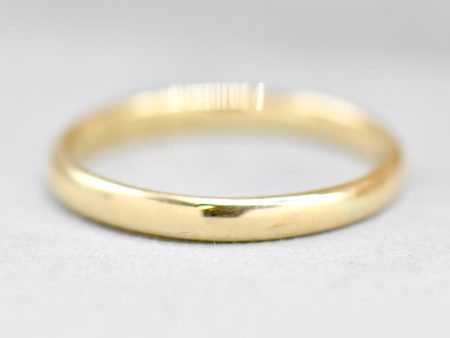 1949 H. Samuel 9ct Yellow Gold Wedding Band Fashion