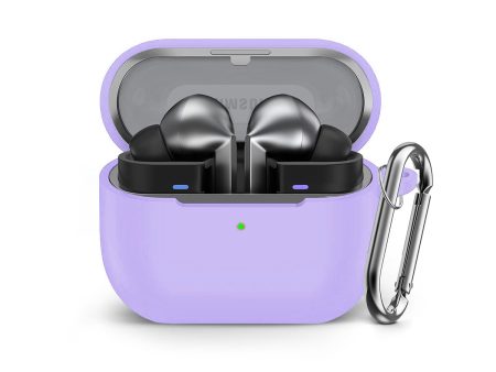 Samsung Galaxy Buds 3 Pro   Samsung Galaxy Buds 3 Case Cover | Silicone Protective Headphone case - Purple For Discount