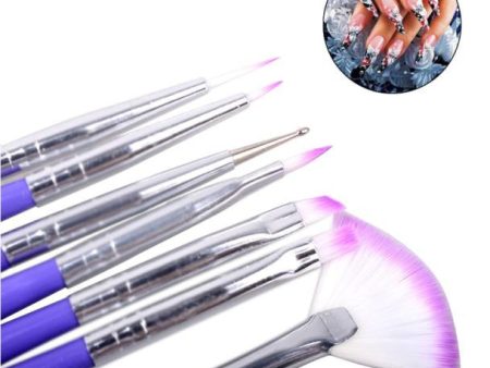 7 Nail Art Design Brush Set For Cheap