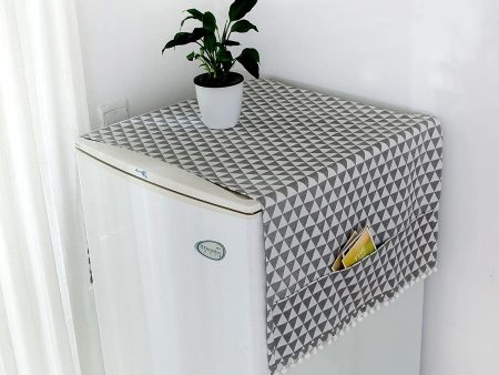 Fridge Dust-Proof Cotton Cover |Grey Pattern Online now