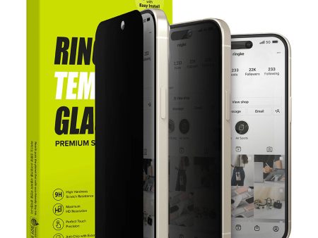 iPhone 15 Plus Screen Protector |Privacy Tempered Glass Screen Guard With Installation Jig Online