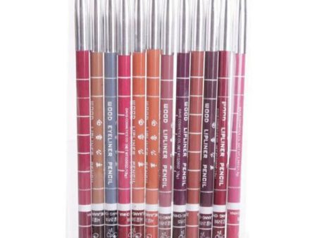 12pcs  Waterproof Lip Liner Pencil Set Sale