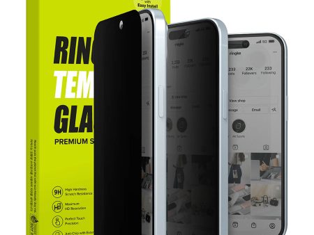 iPhone 15 Screen Protector | Privacy Tempered Glass Screen Guard With Installation Jig Cheap