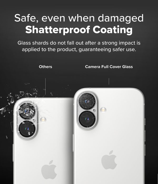 iPhone 16   16 Plus Camera Protector | Tempered Glass | 2 Pack Supply