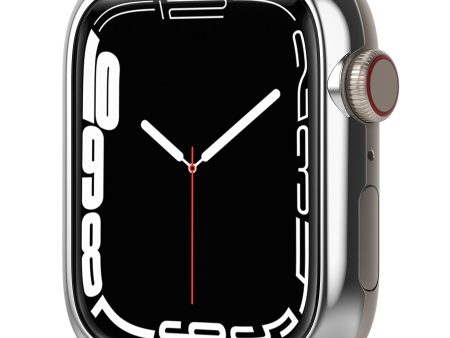 Apple Watch 8   7 41mm | Bezel Styling Case Adhesive Frame Ring Cover | Silver  41 | 01 Hot on Sale