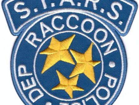 Blue Resident Evil Biohazard Raccoon City Stars Police Patch Online Sale