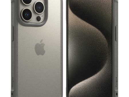 Ringke - iPhone 15 Pro Case Cover | Fusion Bold Series | Matte Gray on Sale