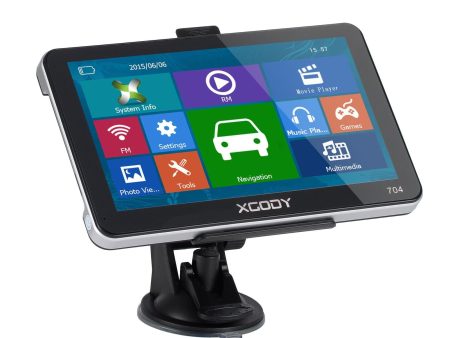 XGODY 704F 7   Car truck Portable GPS Navigator Sunshade For Discount