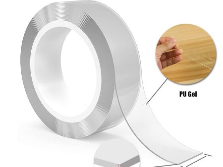 3M Strong Adhesive Double Sided Tape Heavy Duty for Kitchen and Home Use, Transparent Traceless Acrylic Tape Online Hot Sale