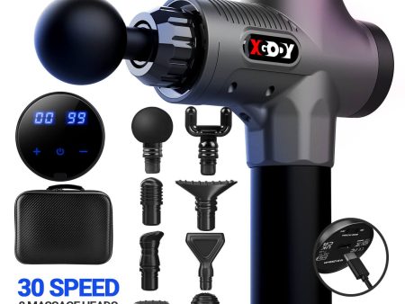 XGODY GM005 Brushless Motor 12.5V Cordless Handheld Professional Muscle Massager Gun For Cheap