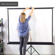 Projector Screen and Stand, 16:9 4K HD Projector Screen Outdoor 100 inch Portable Projector Screen with Stand Cheap