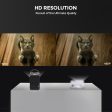 Portable Smart LED Android Projector 4K [2GB RAM 16GB ROM] [Screen Size 40-120inch ] [ 160 ANSI Lumens ] Home Projector with Miracast, AirPlay Online now