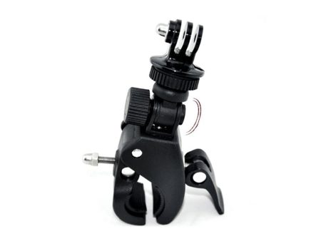 Bike Handlebar 360 Degree Camera Mount Black For Cheap