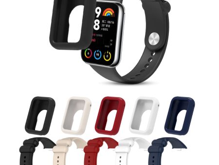 (Pack of 5) Silicone Straps + Watch Case For Xiaomi Mi Smart Band 8 Pro & Redmi Watch 4 Wristband [ Case Only For Mi Band 8 Pro ] Online