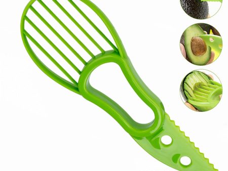 O Ozone 2 in 1 Avocado Slicer [ Peeler and Cutter ] [ Fruit Cutter   Vegetable Cutter ] Multi-Function Specialty Tool [ Dishwasher Safe ] - Green on Sale