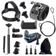 17-Piece Action Camera Accessory for Hero 10, Hero 9 Bundles Black Online