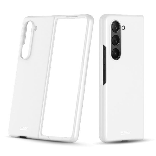 Samsung Galaxy Z Fold 5 Case Cover | Slim Case Frosted Feel Non-Slip Phone Case | White on Sale