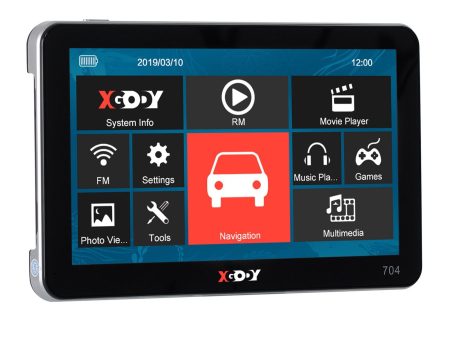 XGODY 704BT 7  SAT Navigation BT Capacitive With FM Bluetooth For Discount