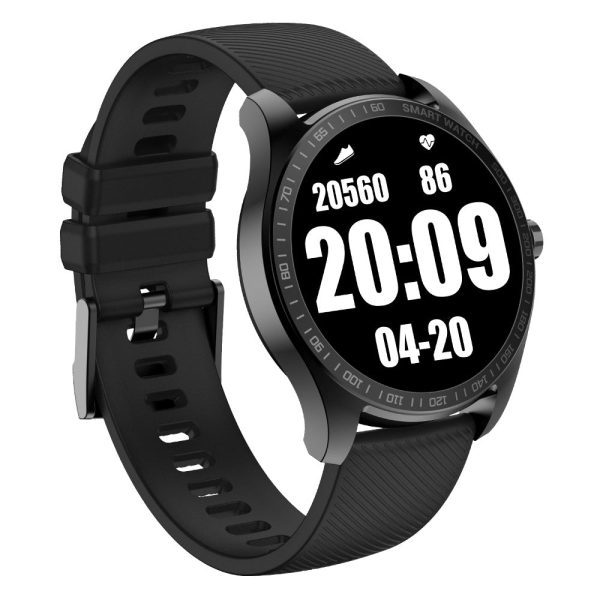 KW11 AMOLED 1.2   Touch Screen IP68 Waterproof Smartwatch Fitness Tracker with Multi-Sport Mode Heart Rate Sensor Pedometer Compass Real Time For Sale