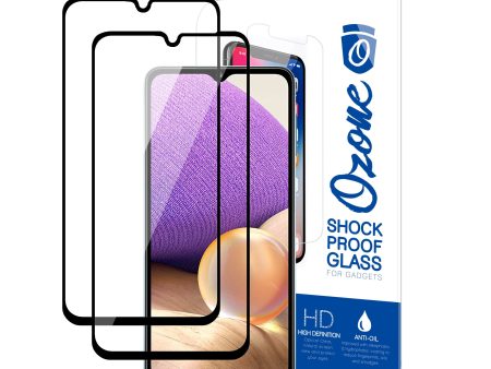 Samsung Galaxy A32 5G Screen Protector | Tempered Glass Protector | Black |Pack of 2 Online Hot Sale