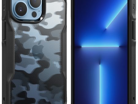 Apple iPhone 13 Pro Case Cover| Fusion-X Series| Camo Black For Discount