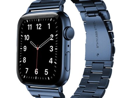 Apple Watch Ultra 49mm   45mm   44mm   42mm | Metal Straps | Blue Online Hot Sale