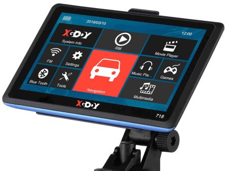 XGODY 718BT 7  Inch Car GPS Navigation SAT Bluetooth Online