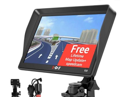 XGODY X10F BT Newly Sat Navigation System, 9-inch HD Large Screen With Intelligent Voice Broadcast, Suitable For Various Vehicles Online now