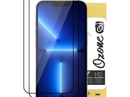 Apple iPhone 13 Pro Max Screen Protector | Tempered Glass Protector | Black |Pack of 2 Fashion