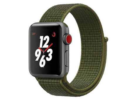 Apple Watch 41mm   40mm   38mm | Nylon Sport Band | Inverness Green For Discount