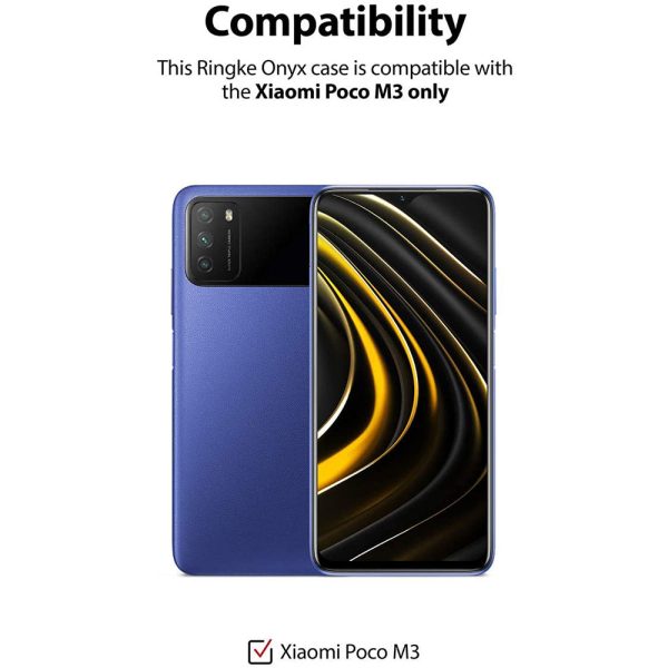 Xiaomi Poco M3 Case Cover| Onyx Series| Black For Cheap