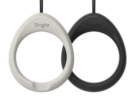 Finger Ring Strap| Black + Light Gray Fashion