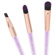 7-Piece Makeup Brush Set With Transparent Handle Multicolour Supply