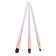 7-Piece Makeup Brush Set With Transparent Handle Multicolour Supply