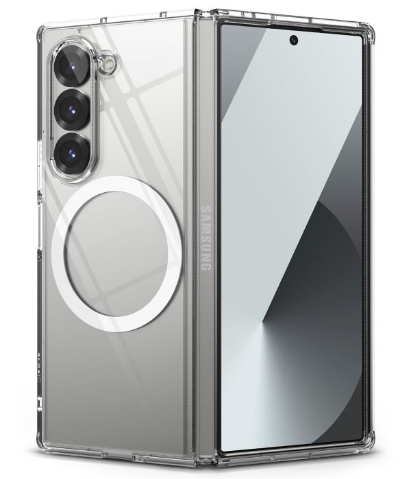 Samsung Galaxy Z Fold 6 Case Cover| Fusion Magnetic Series | Clear Online