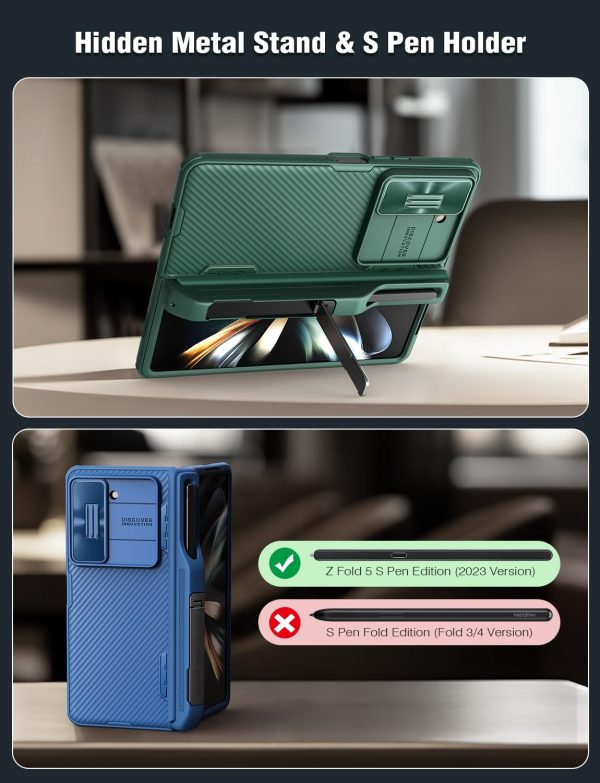 Samsung Galaxy Z Fold 5 5G Case Cover | Camshield Pro Series | Green Supply