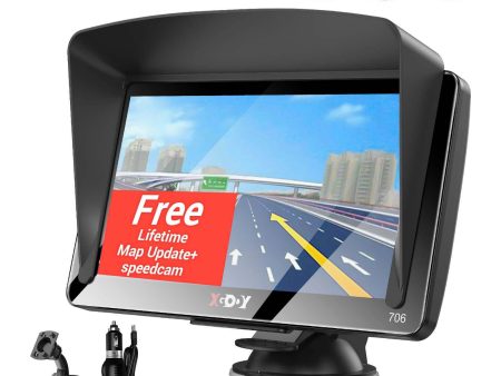 XGODY 706F 706BT 2.5D GPS Navigation For Car, With Latest Global Maps, Intelligent Voice Guidance Online Sale