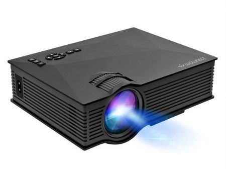 Upgraded UC68 Multimedia Home Theater Projector 1800 Lumens 80ANSI HD 1080P Projector with Airplay Miracast [ Wireless Mobile Projection ] Online