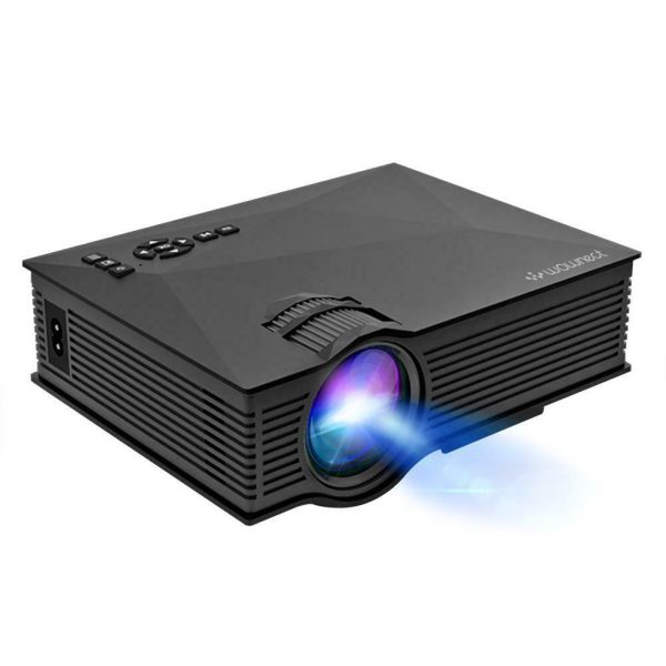 Upgraded UC68 Multimedia Home Theater Projector 1800 Lumens 80ANSI HD 1080P Projector with Airplay Miracast [ Wireless Mobile Projection ] Online