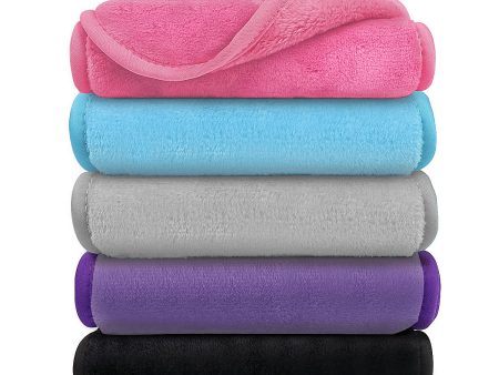 Makeup Remover Cloth Reusable Microfiber Face Towel Washable, Facial Cleansing Cloths [5 Per Pack] Sale