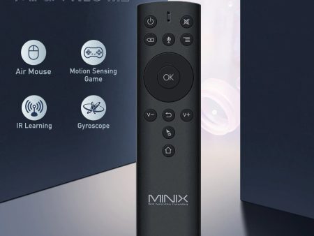 MINIX NEO M2 2.4G Motion Sensing Smart Remote Wireless Air Mouse with Voice Six-Axis Gyroscope Remot for MINIX Smart TV Box,PCâ€¦ Sale