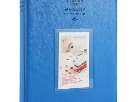 128 Pockets Mini Photo Album for Fujifilm Instax Mini 9 8 7 7S 50 70 90   Instax SP-1  Polaroid Instant Camera & Name Card - Blue For Discount