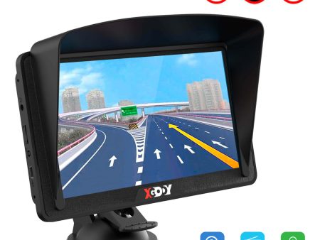 XGODY 886BT | 7-inch GPS Truck Navigator, Easy Raed Touchscreen Display, Custom Routing and Dock Guidance Cheap